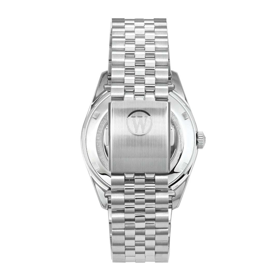 West End The Classics Automatic 37mm Stainless Steel Watch Black Onyx Dial