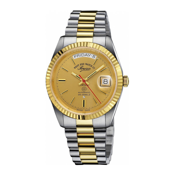 West End The Classics Automatic 37mm Two-tone Watch Champagne Dial