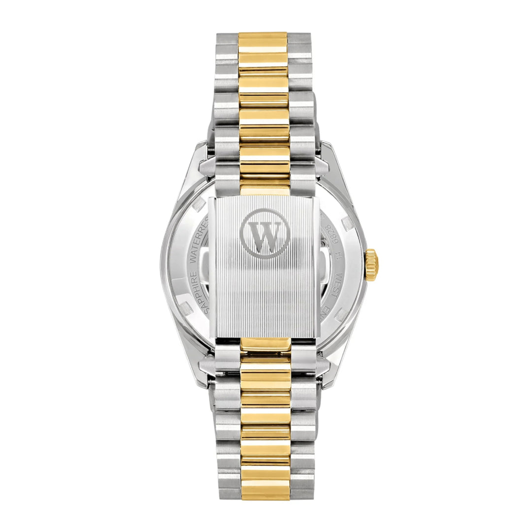 West End The Classics Automatic 37mm Two-tone Watch Turquoise Dial