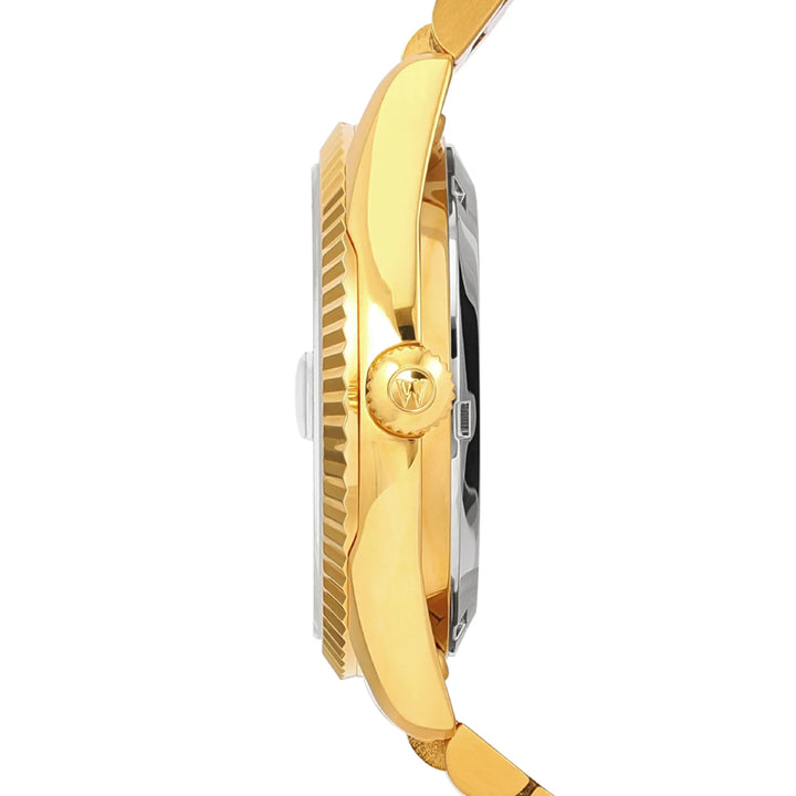 West End The Classics Automatic 37mm Gold-tone Watch Silver Dial