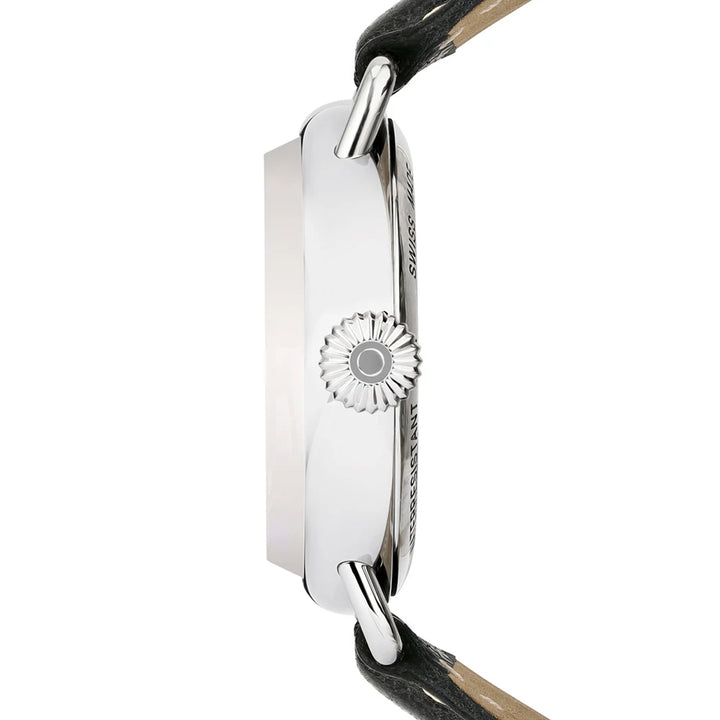 West End Sowar 1916 Automatic Gents Watch 39mm with White Dial and Leather Strap