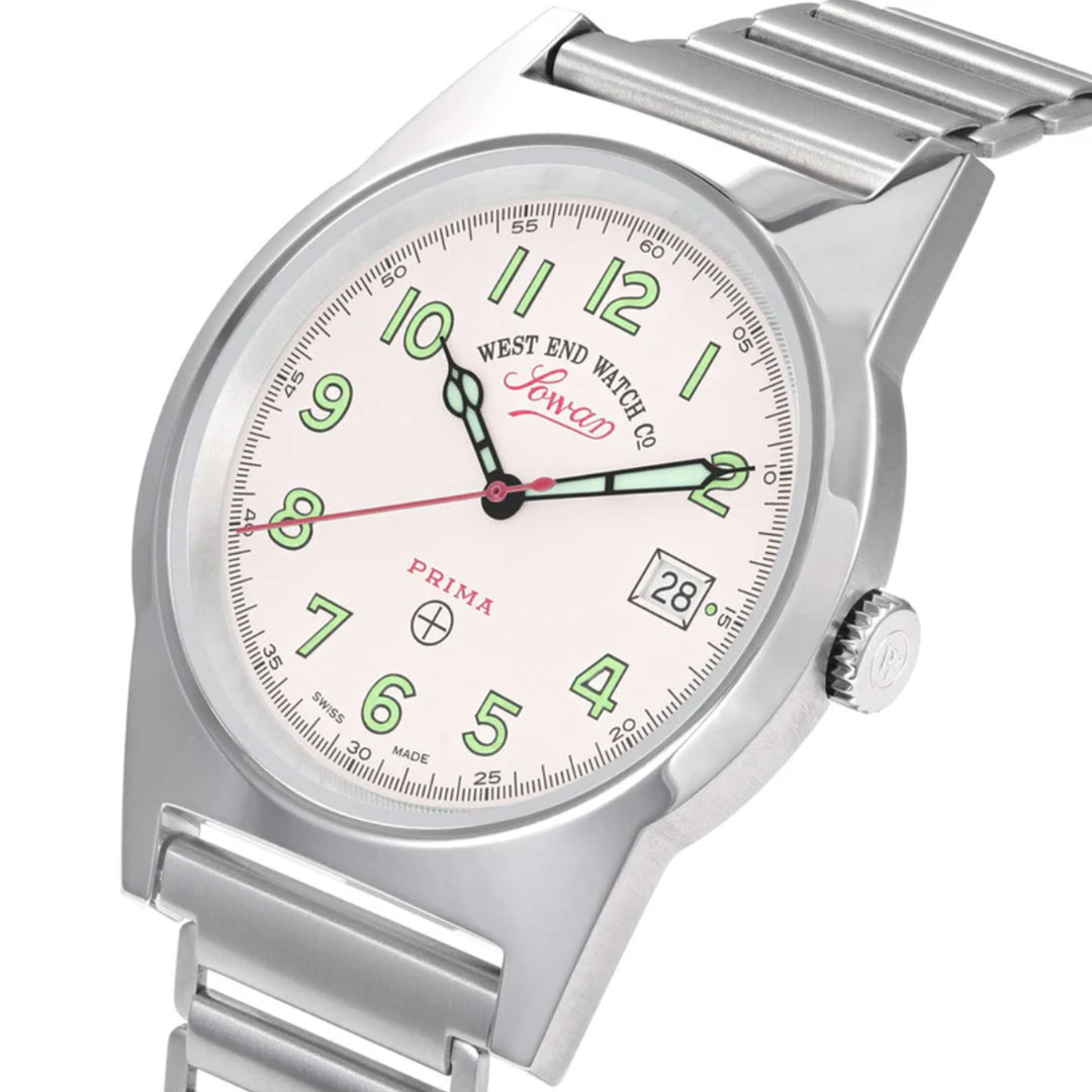 West End Souq Collection 38mm Stainless Steel Quartz Watch White Dial