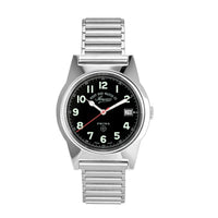 West End Souq Collection 38mm Stainless Steel Quartz Watch Black Dial
