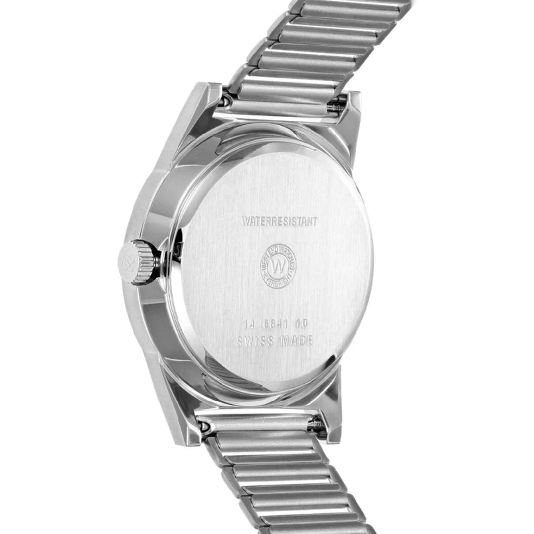 West End Souq Collection 38mm Stainless Steel Quartz Watch Green Dial with Arabic Numerals