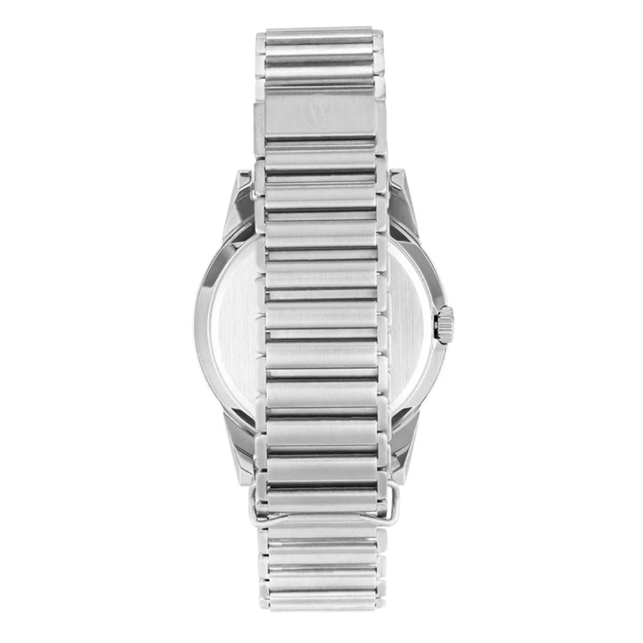 West End Souq Collection 38mm Stainless Steel Quartz Watch Sunray Blue Dial with Arabic Numerals