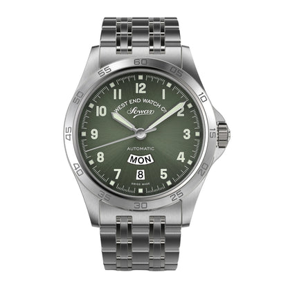 West End Sowar 2000 39mm Automatic Gents Watch Green Dial