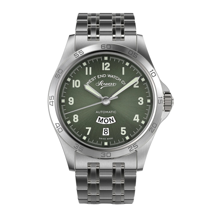 West End Sowar 2000 39mm Automatic Gents Watch Green Dial