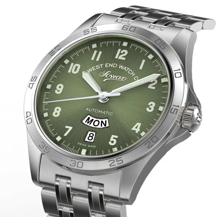 West End Sowar 2000 39mm Automatic Gents Watch Green Dial