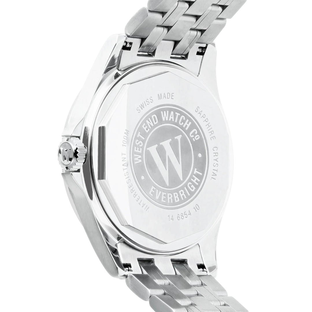 West End Sowar 2000 39mm Automatic Gents Watch Burgundy Red Dial