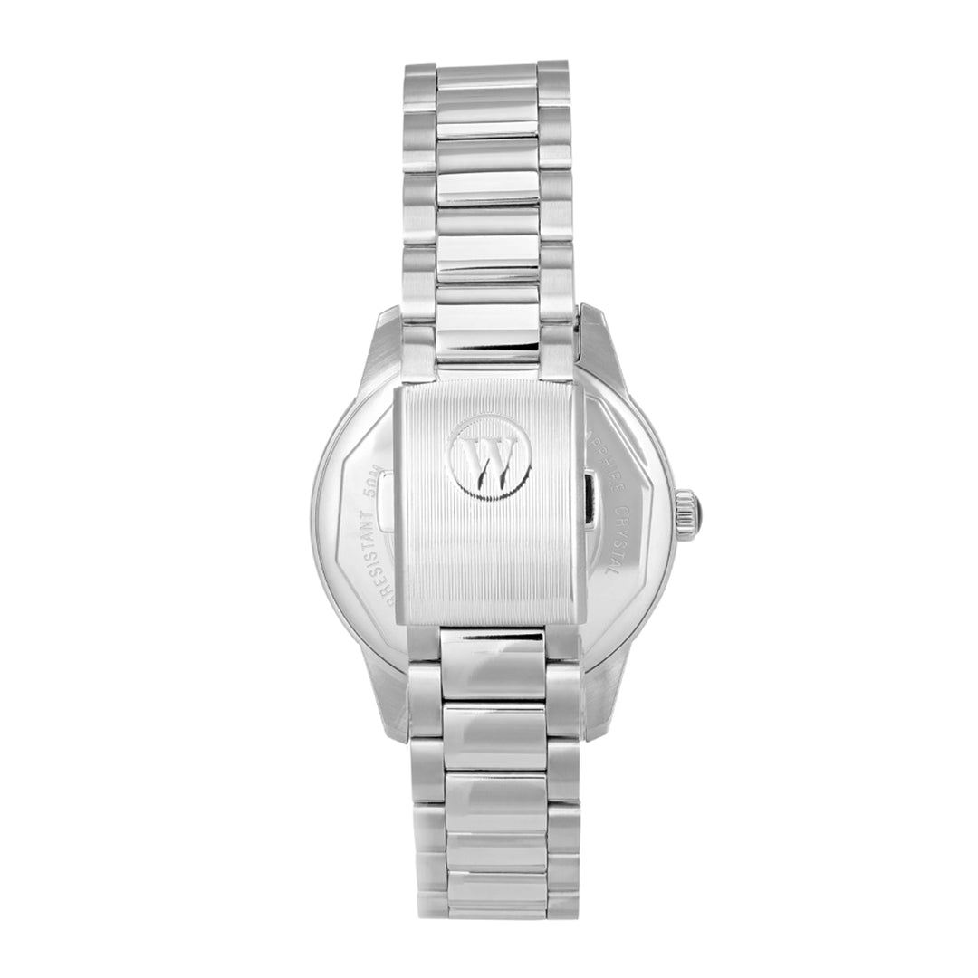 West End Everbright Quartz Stainless Steel Gents 38mm Watch Black Dial