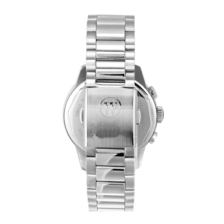West End Everbright Chronoraph Quartz Stainless Steel Gents 40mm Watch Black Dial