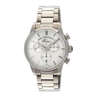 West End Everbright Chronograph Quartz Stainless Steel Gents 40mm Watch Silver Dial