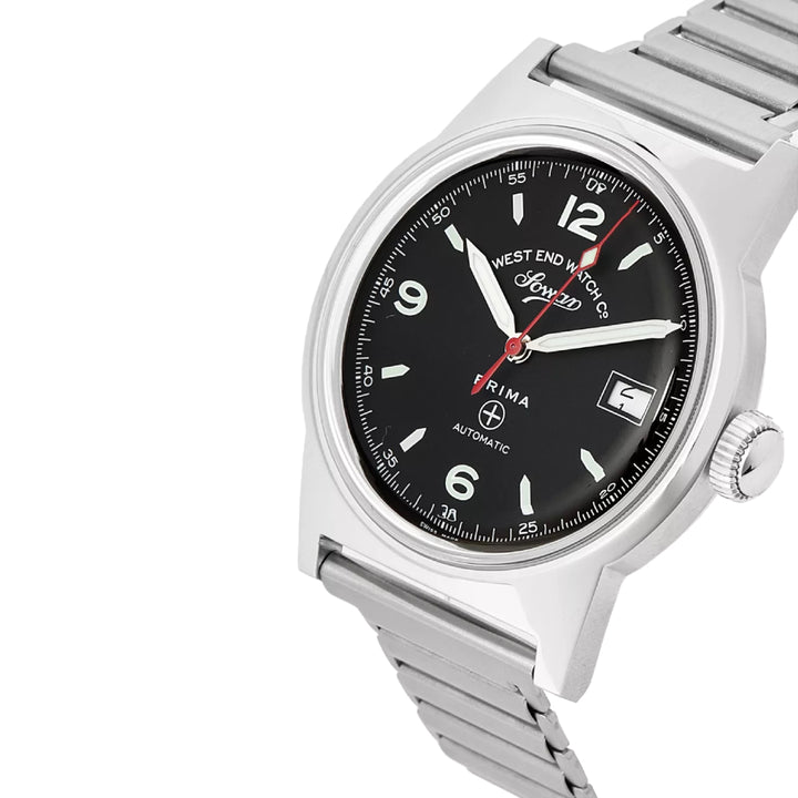 West End New 8152 Automatic Stainless Steel 39mm Gents Watch Black Dial