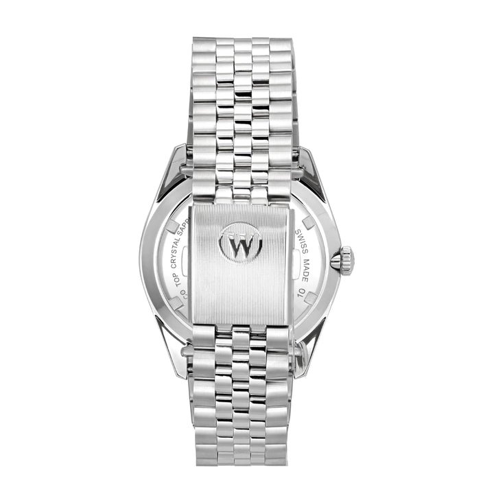 West End Men's Silver Tone Case Rhuthenium Dial Automatic Watch