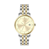 Westar Profile Ladies 30 mm Light Champagne Dial Quartz Watch - 40256CBN102