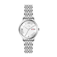 Westar Profile Ladies 30 mm Silver Dial Quartz Watch - 40258STN107