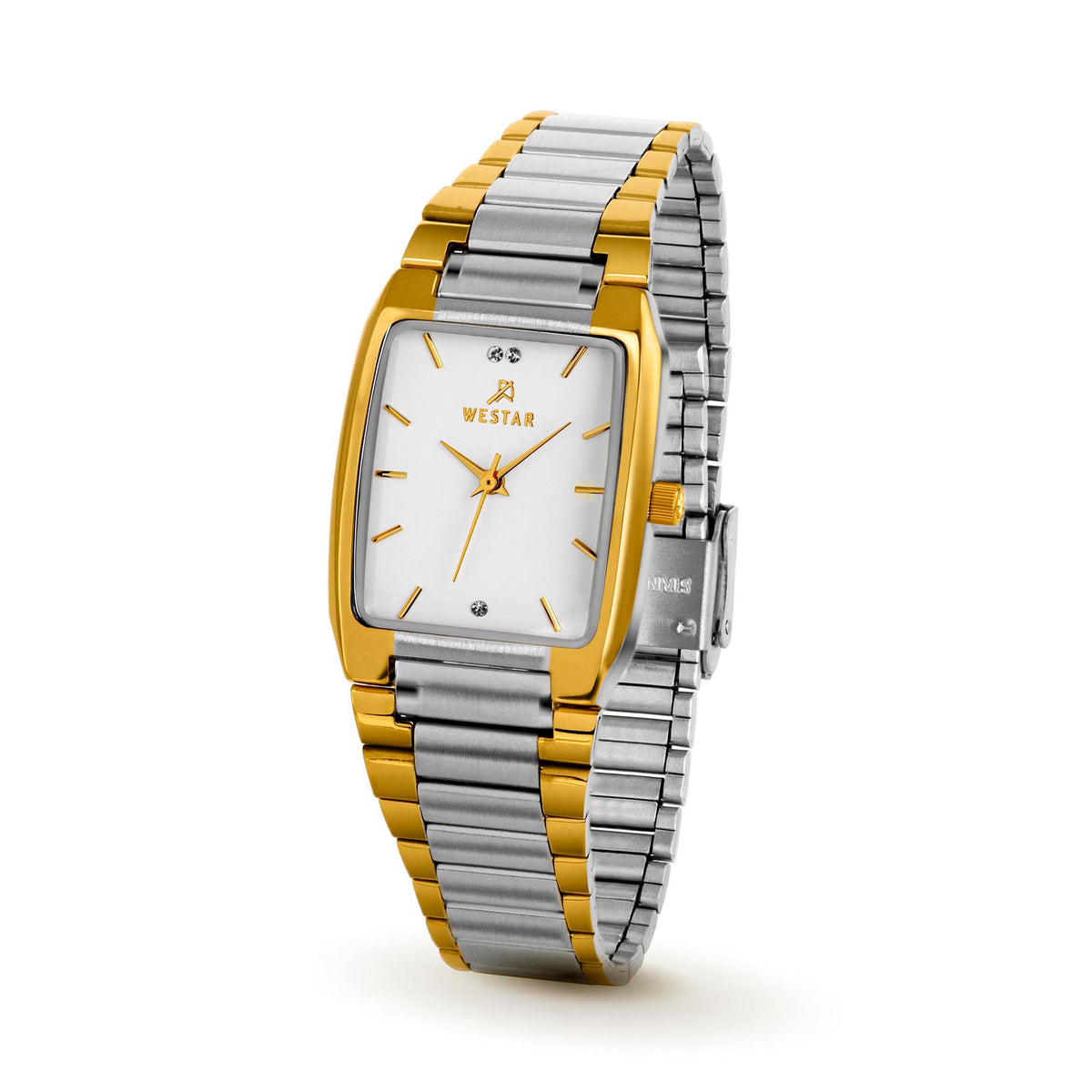 Westar Executive Unisex Watch - White Dial  - 7704CBN101