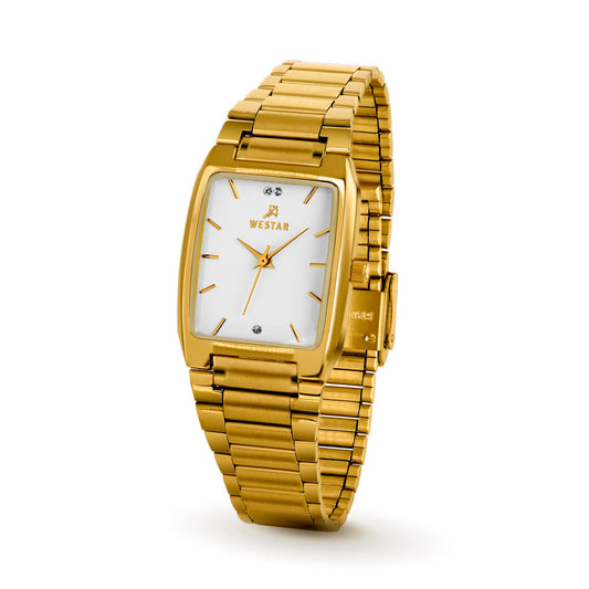 Westar Executive Unisex Watch - White Dial  - 7704GPN101