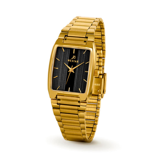 Westar Executive Unisex Watch - Black Dial  - 7704GPN403