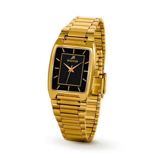 Westar Executive Unisex Watch - Black Dial  - 7704GPN903
