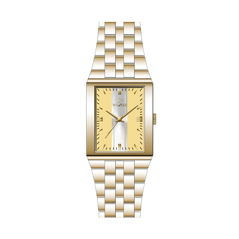 Westar Executive Unisex Watch - Dark Champagne Dial  - 7705GPN508