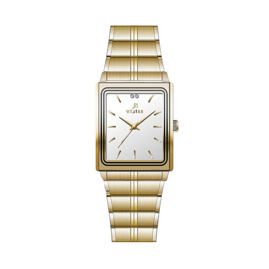 Westar Executive Unisex Watch - White Dial  - 7921GPN101