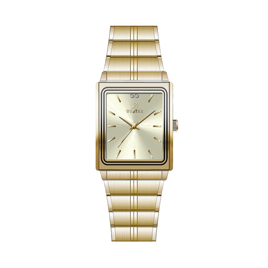 Westar Executive Unisex Watch - Light Champagne Dial  - 7921GPN102