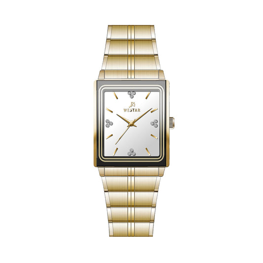 Westar Executive Unisex Watch - White Dial  - 7921GPN301