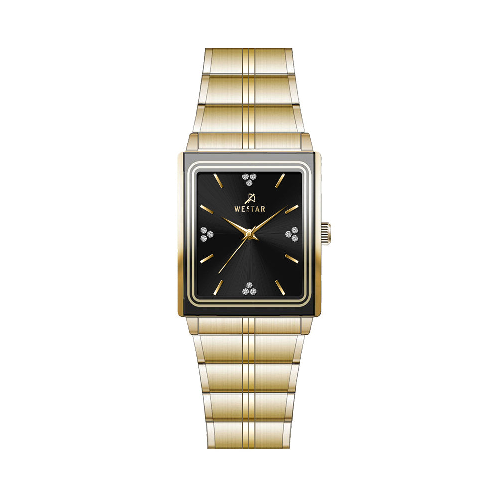Westar Executive Unisex Watch - Black Dial  - 7921GPN303