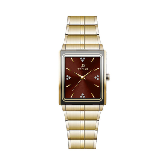 Westar Executive Unisex Watch - Red Dial  - 7921GPN305