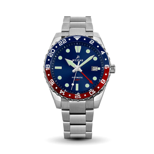 Westar Men's Automatic GMT Watch - 80012STN104