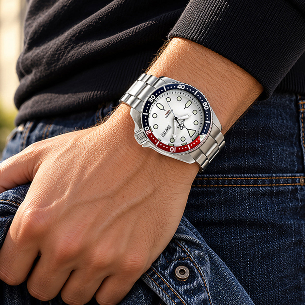 Westar Men's  42.5mm Automatic Analog Watch 80029STN101