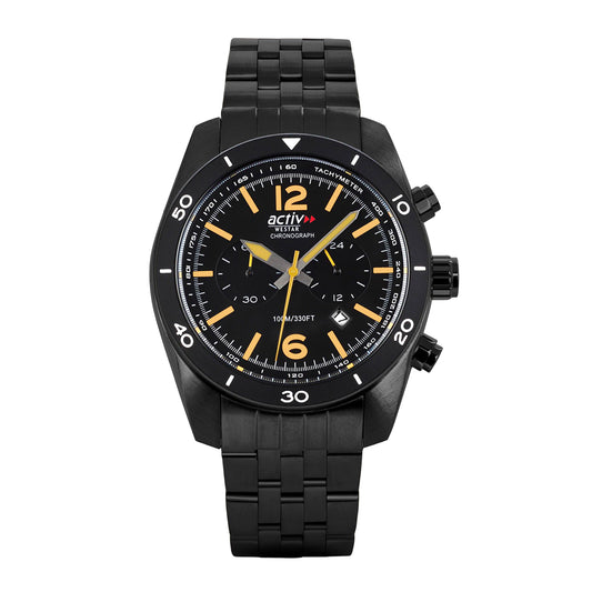Westar Activ Gents 44 mm Black Dial Quartz Watch - 90280BBN903