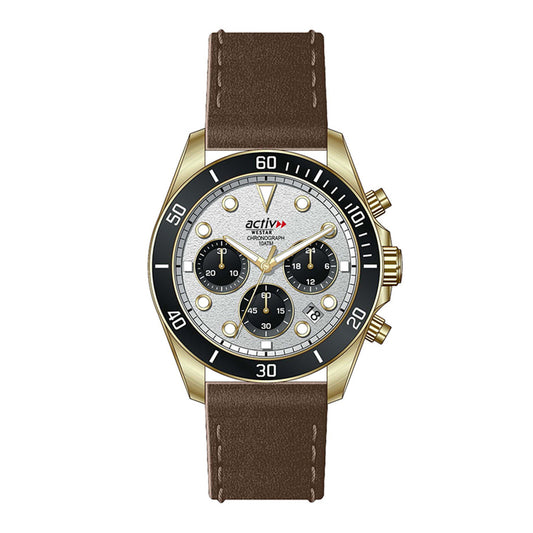 Westar Activ Gents 42.5 mm Silver Dial Quartz Watch