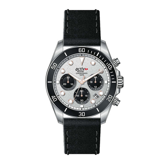 Westar Activ Gents 42.5 mm Silver Dial Quartz Watch