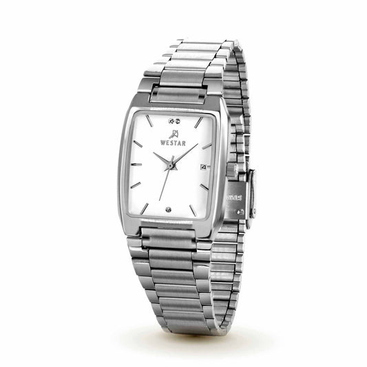 Westar Executive Unisex Watch - White Dial  - 9904STN101