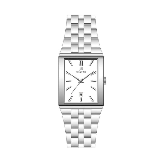Westar Executive Unisex Watch - White Dial  - 9905STN901
