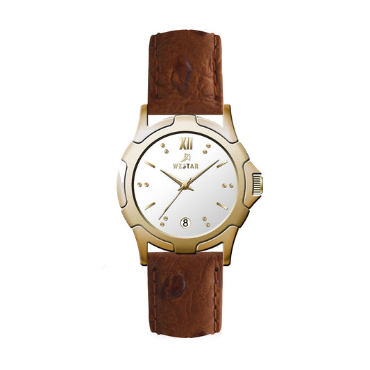 Westar Executive Unisex Watch - White Dial  - 9964GPN101