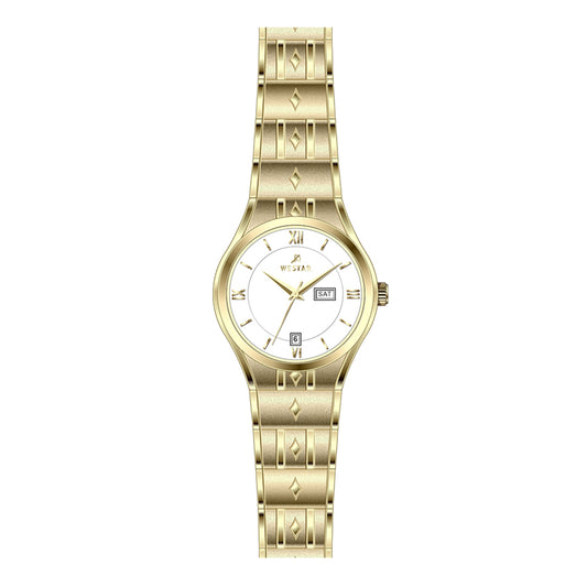 Westar Executive  Ladies White Dial Quartz Watch - EX6621GPN101