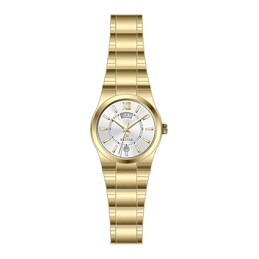 Westar Executive  Ladies White Dial Quartz Watch - EX6623GPN101