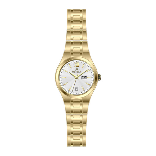 Westar Executive  Ladies White Dial Quartz Watch - EX6627GPN101