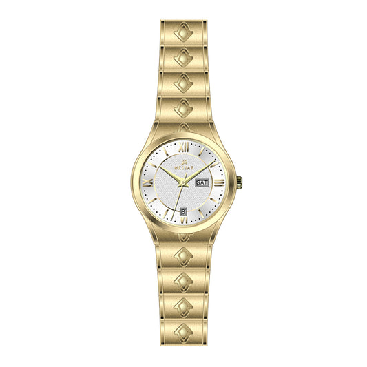 Westar Executive  Ladies White Dial Quartz Watch - EX6629GPN101