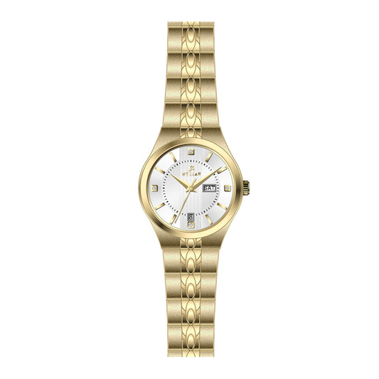 Westar Executive  Ladies White Dial Quartz Watch - EX6630GPN101
