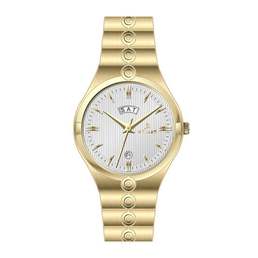 Westar Executive  Gents White Dial Quartz Watch - EX7637GPN101