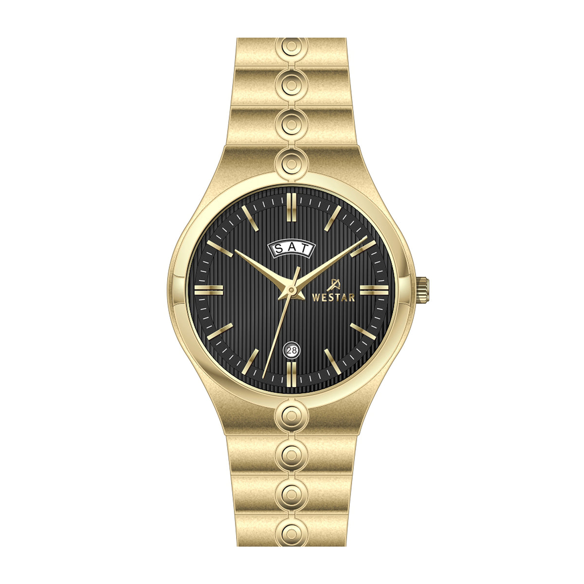 Westar Executive  Gents Black Dial Quartz Watch - EX7637GPN103