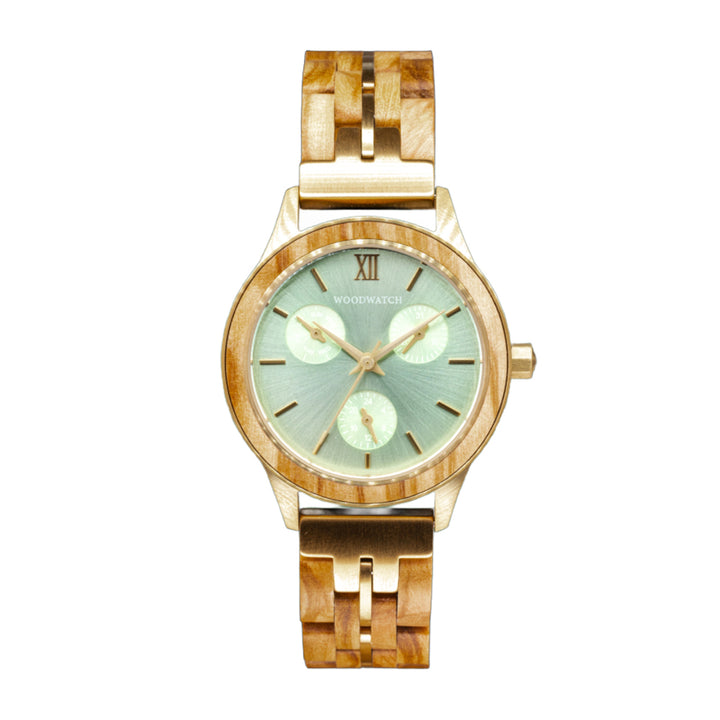 WOODWATCH WOMEN'S RADIANCE EMERALD ELEGANCE WATCH