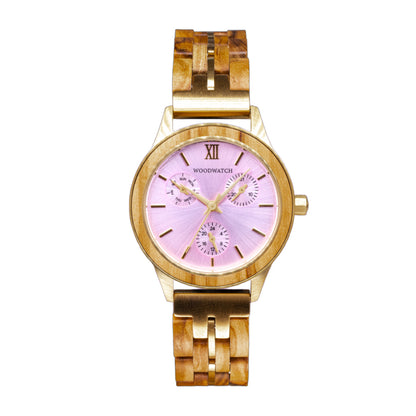 Woodwatch Women's Radiance Rose Champagne Watch