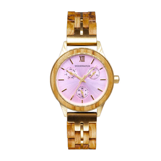 Woodwatch Women's Radiance Rose Champagne Watch