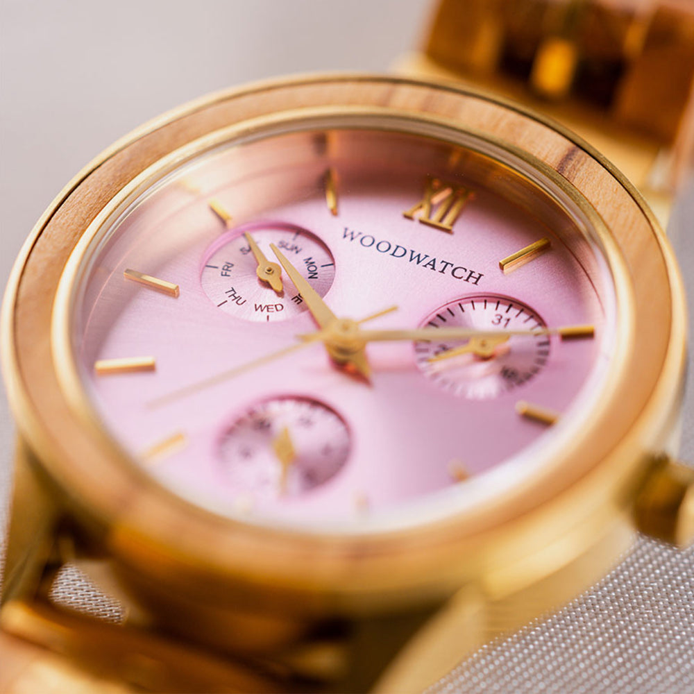 Woodwatch Women's Radiance Rose Champagne Watch