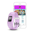 ساعة Garmin Vivofit Jr. 2 بحزام سيليكون يحمل أيقونات شخصيات أميرات ديزني وشاشة ملونة بالكامل